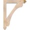 Ekena Millwork Legacy Arts and Crafts Smooth Bracket w/ Offset Brace, Douglas Fir, 5 1/2"W x 28"D x 36"H BKT0604X28X36LEC03SDF - alternate 4